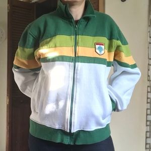 Zip front sweatshirt